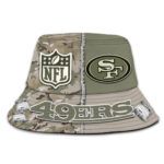 San Francisco 49ers | Premium NFL Army Bucket Hat TD - Image 2
