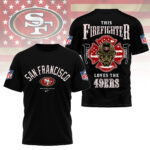 San Francisco 49ers | Premium NFL Firefighter Tribute 3D Shirt NY - Image 2