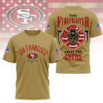 San Francisco 49ers | Premium NFL Firefighter Tribute 3D Shirt NY - Image 5