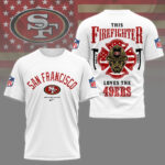 San Francisco 49ers | Premium NFL Firefighter Tribute 3D Shirt NY
