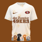 San Francisco 49ers | Premium NFL International Cat Day 3D Shirt HI - Image 2