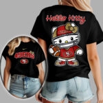San Francisco 49ers | Premium NFL Hello Kitty Women's Shirt TD - Image 2