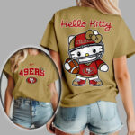 San Francisco 49ers | Premium NFL Hello Kitty Women's Shirt TD - Image 3