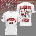 San Francisco 49ers | Premium NFL Bartender Fan 3D Shirt NY