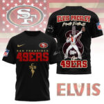 San Francisco 49ers | Premium NFL Elvis Presley Fan 3D Shirt NY - Image 2