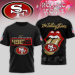 San Francisco 49ers | Premium NFL The Rolling Stones 3D Shirt TD - Image 2