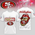San Francisco 49ers | Premium NFL The Rolling Stones 3D Shirt TD