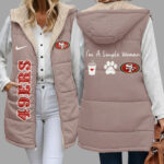 San Francisco 49ers | Premium NFL Simple Girl Quilted Vest TD - Image 4
