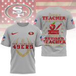 San Francisco 49ers | Premium NFL Teacher Honor 3D Shirt NY - Image 3