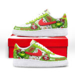 San Francisco 49ers | Premium NFL Grinch AF1 Limited Edition TD - Image 2