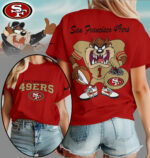 San Francisco 49ers | Premium NFL and Looney Tunes Fan Shirt HI - Image 4