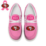 San Francisco 49ers | Premium NFL Breast Cancer Loafer Shoes HI - Image 2