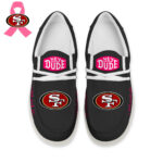 San Francisco 49ers | Premium NFL Breast Cancer Loafer Shoes HI - Image 4