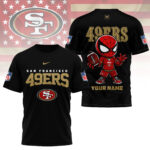 San Francisco 49ers | Premium NFL Spider Hero Custom 3D Shirt NY - Image 2