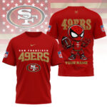 San Francisco 49ers | Premium NFL Spider Hero Custom 3D Shirt NY - Image 3