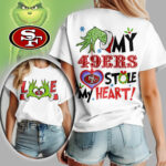 San Francisco 49ers | Premium NFL Grinch Women's Shirt TD