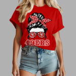San Francisco 49ers | Premium NFL Heart Disease Awareness Women's Shirt TD - Image 3