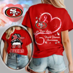 San Francisco 49ers | Premium NFL Heart Disease Awareness Women's Shirt TD