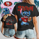 San Francisco 49ers | Premium NFL Stitch Women Shirt TD - Image 2