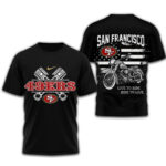 San Francisco 49ers | Premium NFL Biker 3D Shirt TD230825 - Image 2