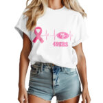 San Francisco 49ers | Premium NFL Breast Cancer Women's Shirt MM - Image 6