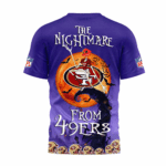 San Francisco 49ers | Premium NFL Halloween The Nightmare 3D Shirt NY - Image 3