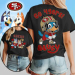 San Francisco 49ers | Premium NFL Bluey Women's Shirt TD - Image 2
