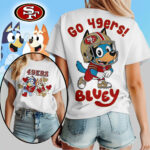 San Francisco 49ers | Premium NFL Bluey Women's Shirt TD