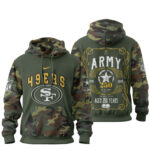 San Francisco 49ers | Premium NFL US Army 250th anniversary 3D Hoodie TD - Image 2