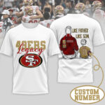 San Francisco 49ers | Premium NFL Legacy Father Day 3D Shirt HY - Image 2