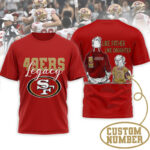 San Francisco 49ers | Premium NFL Legacy Father Day 3D Shirt HY - Image 3