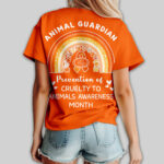 San Francisco 49ers | Premium NFL Animal Guardian Women Shirt TD - Image 3