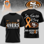 San Francisco 49ers | Premium NFL MS Support 3D T-Shirt HY - Image 2