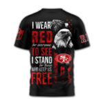 San Francisco 49ers | Premium NFL RED Friday 3D Shirt HY - Image 3