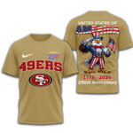 San Francisco 49ers | Premium NFL American 250 3D Shirt TD - Image 4
