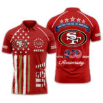 San Francisco 49ers | Premium NFL American Semiquincentennial Polo Shirt TD - Image 2