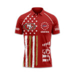 San Francisco 49ers | Premium NFL American Semiquincentennial Polo Shirt TD - Image 4