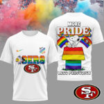 San Francisco 49ers | Premium NFL Snoopy Pride Month 3D T-Shirt HY