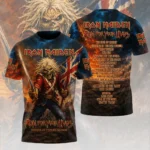 Iron Maiden 2026 World Tour 3D Apparel